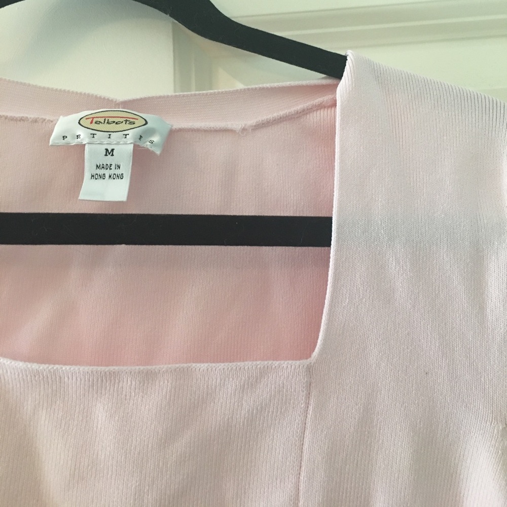 Talbots Medium Pink T - Picture 2 of 2
